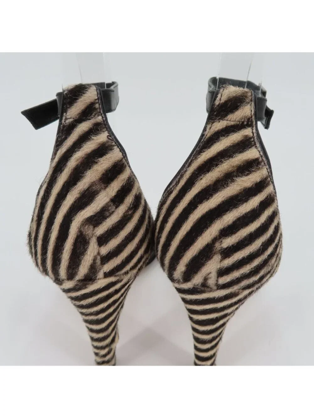 Kate Spade New York Womens 10 Animal Zebra Print Hair Open Toe High Heels